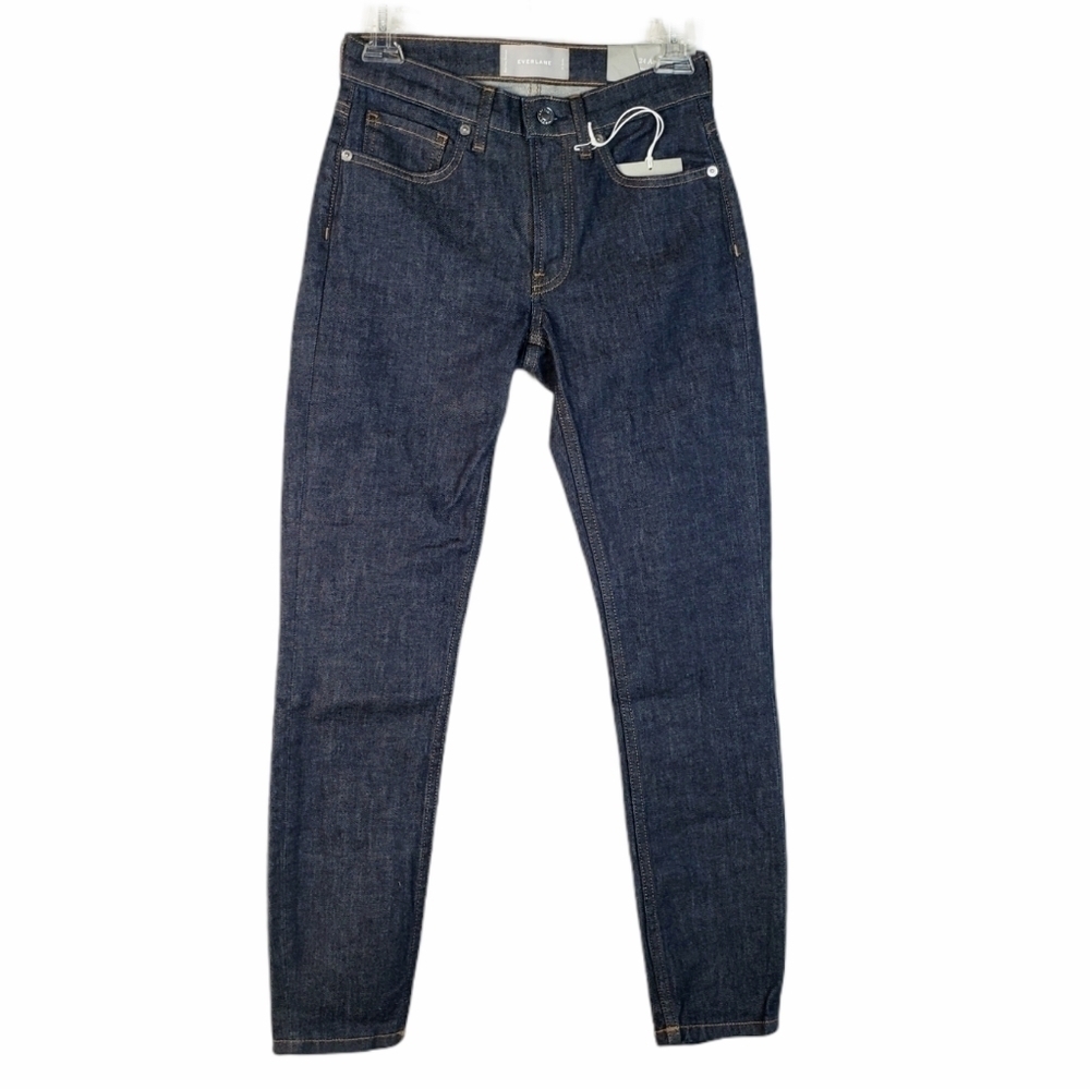 EVERLANE mid rise skinny ankle jeans